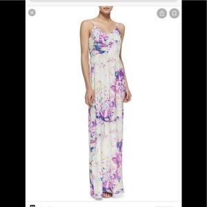 Parker watercolor maxi dress size M